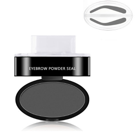 Eyebrow Powder Stamp Kit Dark Grey