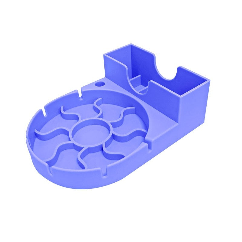 Periwinkle Silicone Cup Drainboard Tray