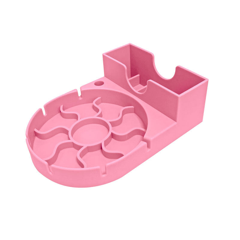 Pastel Pink Silicone Cup Drying Organizer